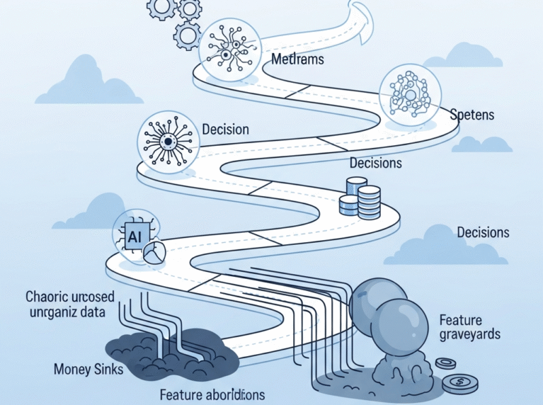 Discover common mistakes that derail AI initiatives in SaaS. Learn how to prioritize AI features effectively, ensure data quality, and implement robust governance for successful AI roadmaps.